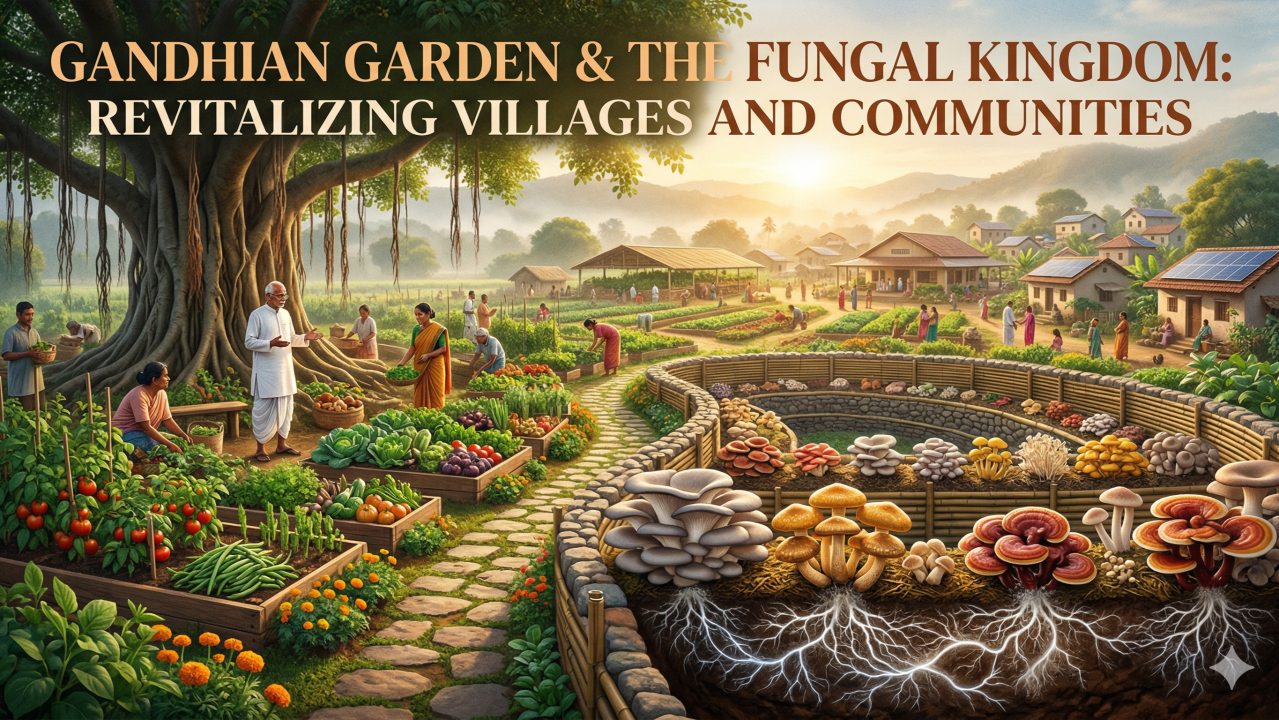 Gandhian Garden &amp; the Fungal Kingdom: Revitalizing Villages and Communities
