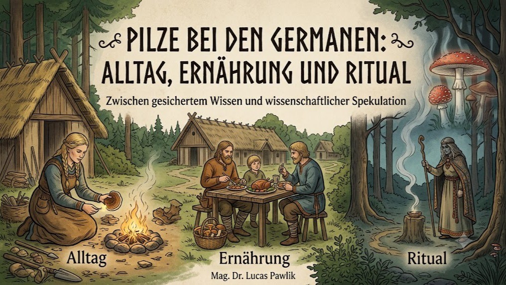 Pilze bei den Germanen: Alltag, Ernährung und Ritual zwischen gesichertem Wissen und wissenschaftlicher Spekulation Mag. Dr. Lucas Pawlik